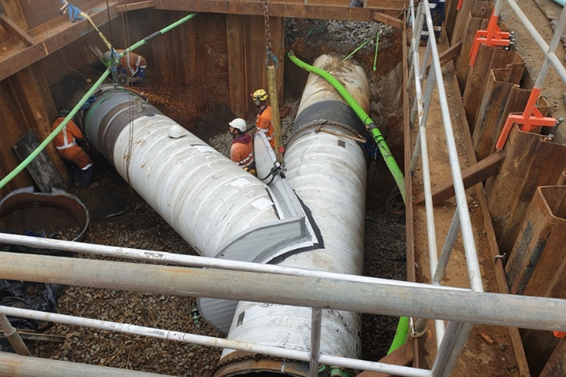 Pukekohe East Reservoir Tie In - Water infrastructure Auckland