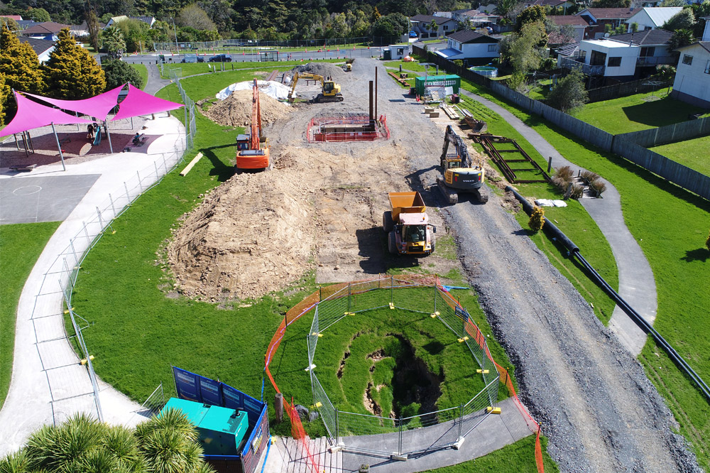 Water Infrustructure Auckland Lynn Reserve Tomo Remediation